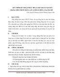 Quy trình kỹ thuật phẫu thuật nội soi tái tạo dây chằng chéo trước bằng gân achille đồng loại hai bó