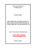 Luận văn Thạc sĩ Quản trị kinh doanh: Hoàn thiện công tác đảm bảo tiền vay bằng tài sản tại Ngân hàng TMCP Đầu tư và Phát triển Việt Nam, chi nhánh Hải Vân