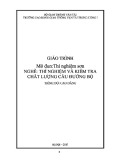 Giáo trình Thí nghiệm sơn (Nghề Thí nghiệm và kiểm tra chất lượng cầu đường bộ - Trình độ cao đẳng) – Trường CĐ GTVT Trung ương I