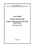 Giáo trình Kỹ thuật nhiệt (Nghề Vận hành máy thi công mặt đường - Trình độ Cao đẳng) - CĐ GTVT Trung ương I