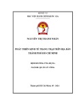 Đề án tốt nghiệp ngành Quản lý công: Phát triển kinh tế trang trại trên địa bàn Thành phố Hồ Chí Minh