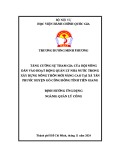 Đề án tốt nghiệp ngành Quản lý công: Tăng cường sự tham gia của Hội Nông dân vào hoạt động quản lý nhà nước trong xây dựng nông thôn mới nâng cao tại xã Tân Phước huyện Gò Công Đông tỉnh Tiền Giang