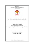 Đề án tốt nghiệp ngành Quản lý công: Phát triển kinh tế dịch vụ trên địa bàn thị xã Phú Mỹ, tỉnh Bà Rịa – Vũng Tàu