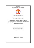 Đề án tốt nghiệp: Bồi dưỡng viên chức tại Trường Đại học Kinh tế - Luật, Đại học Quốc gia Thành phố Hồ Chí Minh giai đoạn 2024-2030