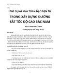 Ứng dụng máy toàn đạc điện tử trong xây dựng đường sắt tốc độ cao bắc nam