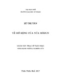 Luận văn Thạc sĩ Toán học: Về mở rộng của nửa môđun