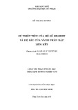 Luận văn Thạc sĩ Toán học: Sự triệt tiêu của hệ số Hilbert và độ sâu của vành phân bậc liên kết