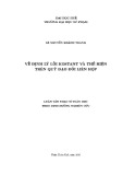 Luận văn Thạc sĩ Toán học: Về định lý lồi Kostant và thể hiện trên quỹ đạo đối liên hợp