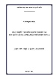 Luận văn Thạc sĩ  Quản lý kinh tế: Tăng cường khai thác dịch vụ cảng biển Vũng Áng tại công ty cổ phần cảng Vũng Áng Việt - Lào