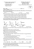 Đề thi giữa học kì 1 môn Vật lý lớp 10 năm 2024-2025 - Trường THPT Hà Huy Tập, Quảng Nam