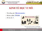 Bài giảng môn Kinh tế học vi mô – Chương 4: Lý thuyết hành vi người tiêu dùng