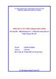 Sáng kiến kinh nghiệm Mầm non: Biện pháp giúp trẻ 4-5 tuổi lớp B1 trường mầm non Trưng Vương ăn hết suất