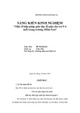 Sáng kiến kinh nghiệm Mầm non: Một số biện pháp giáo dục lễ giáo cho trẻ 5-6 tuổi trong trường Mầm Non