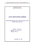 Sáng kiến kinh nghiệm Mầm non: Một số biện pháp giáo dục ý thức cho trẻ 3- 4  tuổi ở trường MN Cổ Bi