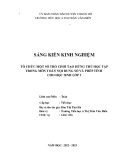 Sáng kiến kinh nghiệm Tiểu học: Tổ chức một số trò chơi tạo hứng thú học tập trong môn Toán nội dung Số và Phép tính cho hs lớp 3