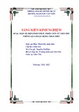 Sáng kiến kinh nghiệm Mầm non: Một số biện pháp giúp trẻ 24-36 tháng phát triển vốn từ qua hoạt động nhận biết