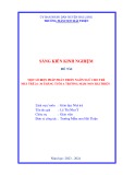 Sáng kiến kinh nghiệm Mầm non: Biện pháp phát triển ngôn ngữ cho trẻ nhà trẻ 24 - 36 tháng tuổi A trường Mầm Non Hải Thiện