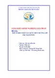 Sáng kiến kinh nghiệm Mầm non: Một số biện pháp xây dựng môi trường lớp học hạnh phúc ở trường MN Trung Mầu