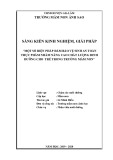 Sáng kiến kinh nghiệm Mầm non: Một số biện pháp đảm bảo vệ sinh an toàn thực phẩm và nâng cao chất lượng dinh dưỡng cho trẻ trong trường mầm non