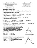 Đề thi học kì 1 môn Toán lớp 8 năm 2024-2025 - Trường THCS Phan Chu Trinh, Ba Đình