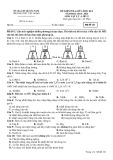 Đề thi giữa học kì 1 môn Vật lý lớp 12 năm 2024-2025 - Trường THPT Tây Giang, Quảng Nam