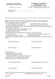 Đề thi giữa học kì 1 môn Công nghệ lớp 12 năm 2024-2025 - Trường THPT Nguyễn Huệ, Quảng Nam