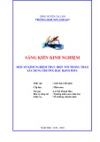 Sáng kiến kinh nghiệm Mầm non: Một số kinh nghiệm thực hiện tốt phong trào xây dựng trường học hạnh phúc tại Trường mầm non Ánh Sao