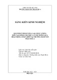 Sáng kiến kinh nghiệm Mầm non: Giải pháp nhằm nâng cao chất lượng môn Tạo hình cho trẻ 3-4 tuổi thông qua hoạt động chắp ghép tại trường mầm non Thạch Đà A