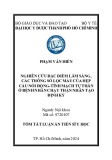 Tóm tắt Luận án Tiến sĩ Y học: Nghiên cứu đặc điểm lâm sàng, các thông số lọc máu của hẹp cầu nối động tĩnh mạch tự thân ở bệnh nhân chạy thận nhân tạo định kỳ