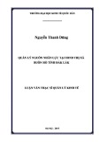 Luận văn Thạc sĩ  Quản lý kinh tế: Quản lý nguồn nhân lực tại UBND Thị Xã Buôn Hồ tỉnh Đắk Lắk