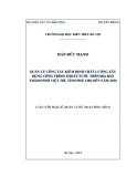 Luận văn Thạc sĩ Quản lý đô thị và công trình: Quản lý công tác kiểm định chất lượng xây dựng công trình thoát nước trên địa bàn thành phố Việt Trì tỉnh Phú Thọ đến năm 2030