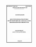 Luận văn Thạc sĩ Quản lý đô thị và công trình: Quản lý xây dựng hạ tầng kỹ thuật khu đô thợ mới Thịnh Liệt - Hoàng Mai - Hà Nội theo định hướng phát triển bền vững