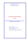 Sáng kiến kinh nghiệm Mầm non: Hiệu trưởng với công tác xã hội hóa giáo dục ở trường Mầm non Hải An