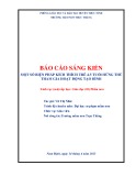 Sáng kiến kinh nghiệm Mầm non: Một số biện kích thích trẻ 4 - 5 tuổi hứng thú tham gia hoạt động tạo hình tại trường mầm non Trực Thắng