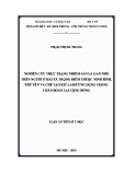 Luận án Tiến sĩ Y học: Nghiên cứu thực trạng nhiễm sán lá gan nhỏ trên người ở hai xã trọng điểm thuộc Ninh Bình, Phú Yên và chế tạo kit LAMP ứng dụng trong chẩn đoán tại cộng đồng