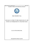 Luận án Tiến sĩ Dược học: Sàng lọc các phân tử nhỏ có khả năng ức chế tương tác Interleukin-8 và thụ thể CXCR1/2