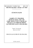 Tóm tắt Luận án Tiến sĩ Y học: Nghiên cứu tình hình bệnh sâu răng, nha chu ở học sinh 12 tuổi và đánh giá kết quả can thiệp dự phòng tại tỉnh Tiền Giang năm 2018-2021