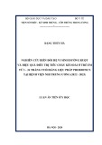 Luận án Tiến sĩ Y học: Nghiên cứu biến đổi hệ vi sinh đường ruột và hiệu quả điều trị tiêu chảy kéo dài ở trẻ em từ 3-24 tháng tuổi bằng liệu pháp probiotics tại Bệnh viện Nhi Trung ương (2022-2023)