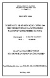 Luận văn Thạc sĩ Kỹ thật xây dựng dân dụng và công nghiệp: Nghiên cứu hệ số biến động cường độ chịu nén bê tông ở các công trình xây dựng tại thành phố Đà Nẵng