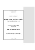 Luận văn Thạc sĩ Kỹ thật xây dựng dân dụng và công nghiệp: Nghiên cứu ứng xử của vữa sử dụng tro trấu ở nhiệt độ cao