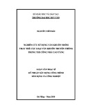 Luận văn Thạc sĩ Kỹ thật xây dựng dân dụng và công nghiệp: Nghiên cứu sử dụng ván khuôn nhôm thay thế các loại ván khuôn truyền thống trong thi công nhà cao tầng