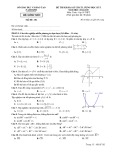 Đề thi học kì 1 môn Toán lớp 10 năm 2024-2025 có đáp án - Sở GD&ĐT Nam Định