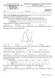 Đề thi học kì 1 môn Toán lớp 12 năm 2024-2025 có đáp án - Trường THPT Thị xã Quảng Trị