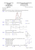 Đề thi học kì 1 môn Toán lớp 12 năm 2024-2025 có đáp án - Sở GD&ĐT Nam Định