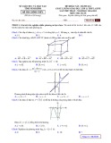 Đề thi KSCL môn Toán lớp 12 năm 2024-2025 - Sở GD&ĐT Ninh Bình (Lần 1)