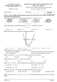 Đề thi KSCL môn Toán lớp 10 năm 2024-2025 - Trường THPT Gia Bình Số 1, Bắc Ninh