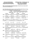 Đề thi định kì môn Toán lớp 12 năm 2024-2025 - Trường THCS-THPT Nguyễn Khuyến, HCM (Lần 2)