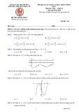 Đề thi thử tốt nghiệp THPT môn Toán năm 2025 có đáp án - Trường THPT Đào Duy Từ, Thanh Hóa (Lần 2)
