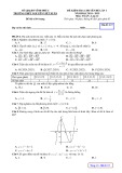 Đề thi môn Toán lớp 12 năm 2024-2025 có đáp án - Trường THPT Nguyễn Viết Xuân, Vĩnh Phúc