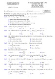 Đề thi KSCL môn Toán lớp 11 năm 2023-2024 - Trường THPT Kẻ Sặt, Hải Dương (Lần 2)